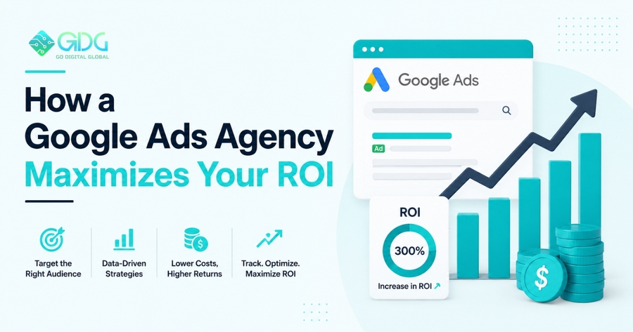 Google Ads agency helping businesses maximize ROI through data-driven advertising strategies and targeted campaigns